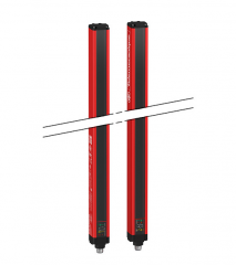 Varnostna svetlobna zavesa XUSL tipa 4 - zaščita prstov - std. obseg zaznavanja - Hp = 610 mm, R = 14 mm