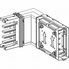 Canalis KSA - pravoktono koleno - 400 A - desna ali leva montaža