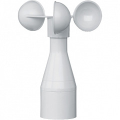 KNX senzor za veter 0 do 10 V vmesnik, polarno bel