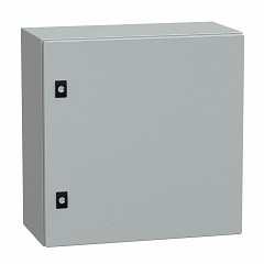 Omara PanelSeT CRN brez montažne plošče V500xŠ500xG250 IP66 IK10 RAL7035