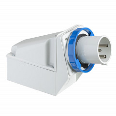 PratiKa industrijski vtič - 63 A - 2P + E - 200 do 250 V AC - IP67