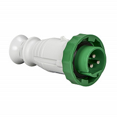 PratiKa industrijski vtič - raven - 32 A - 3P - 20 do 25 V AC - IP67