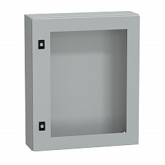 Prosojna vrata Spacial CRN brez mont. pl. V600xŠ500xG150 IP66 IK08 RAL7035