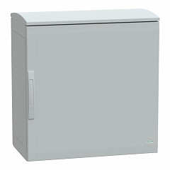 Stoječa omara iz pol. razl. PLAT z odp. zg. delom in streho 750x750x420 IP44