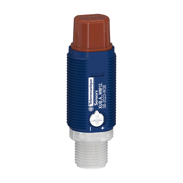 Fotoele.senz. plastika-XUB-90°diffuse-Sn0,5m-12 do 24 VDC PNP NO ali NC 4pin.M12