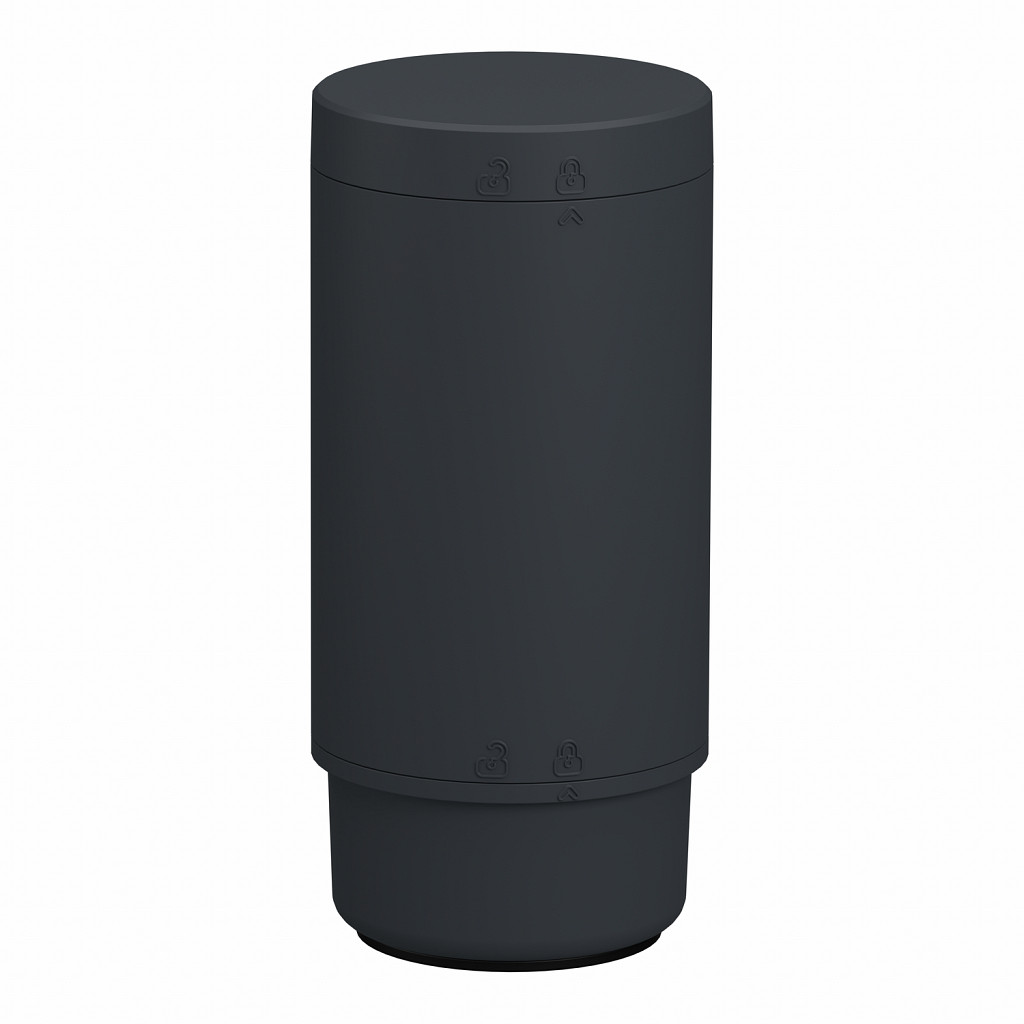 osnovni modul XVB7 z adapterjem in pokrovom, siv, O 70 mm; AC