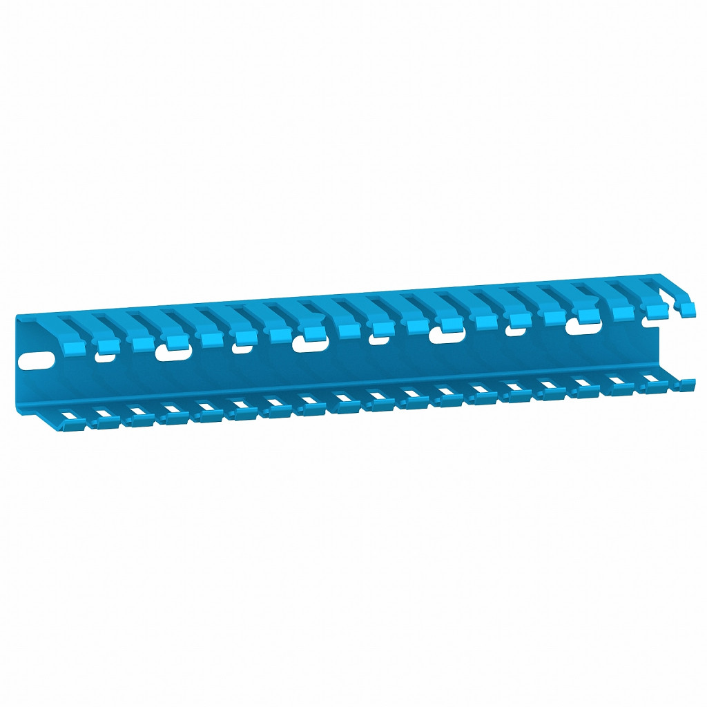 Kabelski kanal - 55 x 30 mm - brez pokrova - moder