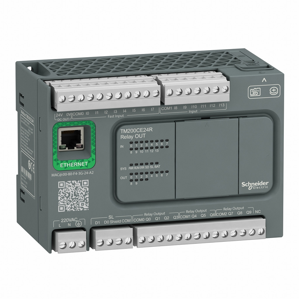 Krmilnik M200 24 IO rele+Ethernet