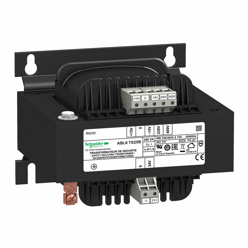 Napetostni transformator - 230 do 400 V - 1 x 24 V - 250 VA