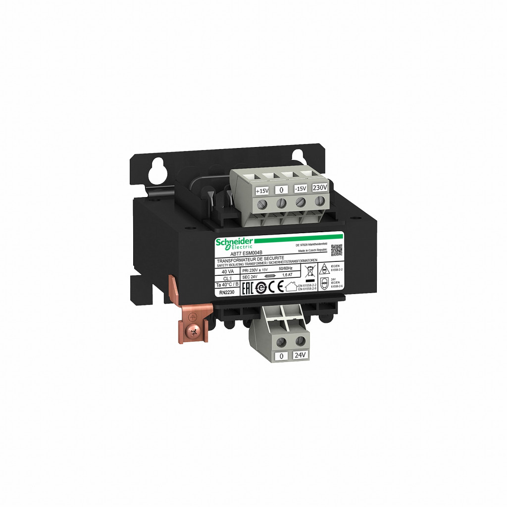 Napetostni transformator - 230 V - 1 x 24 V - 40 VA