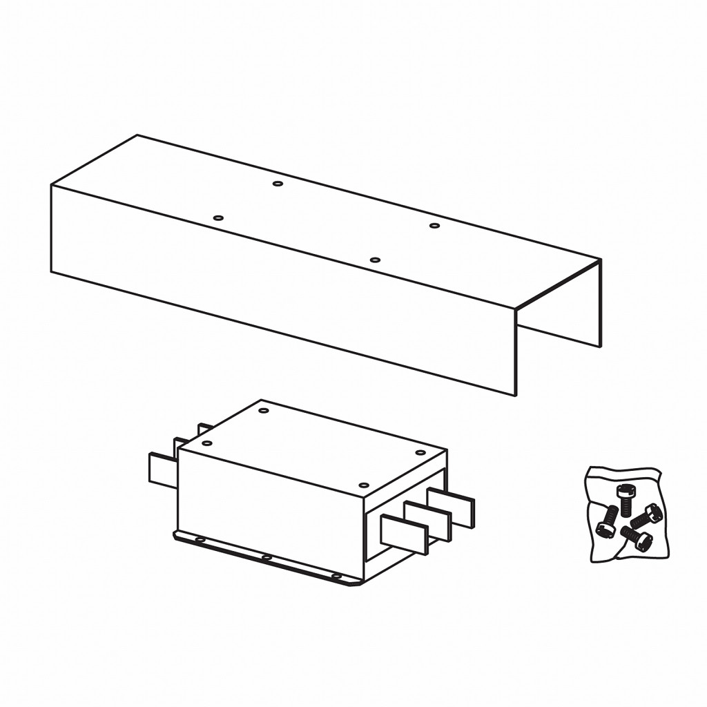 Vhodni filter radijskih motenj EMC - 336/546 A - 125 W - 3-fazno napajanje