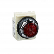 30-mm signalna luč, 120 V, rdeča