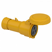 Gnezdna vtičnica PratiKa - ravna - 32 A - 2P + E - 100 do 130 V AC - IP67