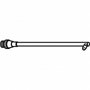 Pripomoček z linearnim gibanjem Lexium - šoba, tip d6, elektrodni nast. 90, 6 mm