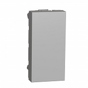 Unica - slepi pokrov - 1 modul - aluminij