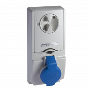 Unika vtičnica z zaklepanjem - 16 A - 3P + N + E - 200 do 250 V AC - IP44 - pl.