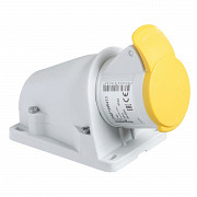 Vtičnica PratiKa - vijak - kotna - 32 A - 2P + E - 100 do 130 V AC - stena