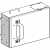 Canalis KS - odcepna omarica za var. NF - T00 - 160 A z izol. - 3L + N + PE