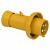 Gnezdni vtič PratiKa - raven - 32 A - 3P + E - 100 do 130 V AC - IP67