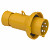 Gnezdni vtič PratiKa - raven - 32 A - 3P + N + E - 100 do 130 V AC - IP67